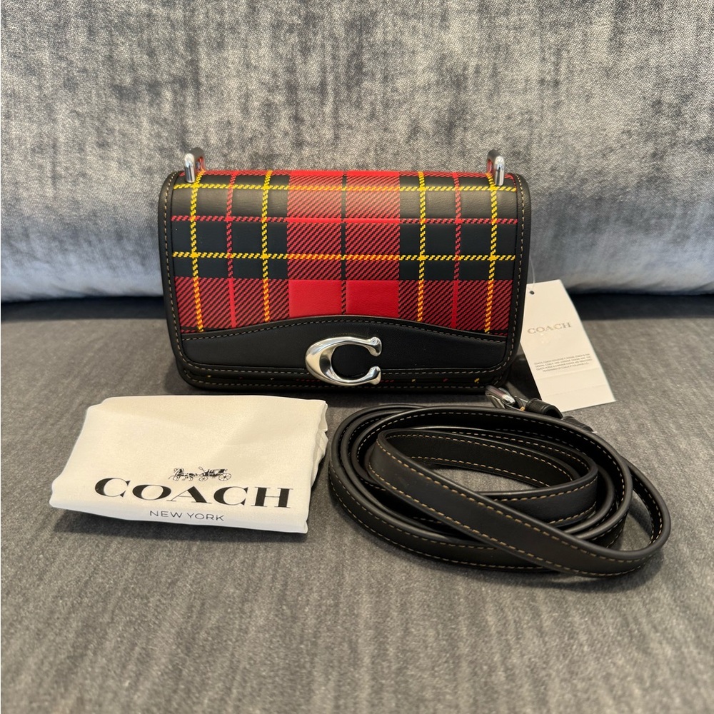 Bandit Crossbody With Plaid Print